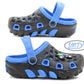 VATICAN Boys Kids EVA Lightweight Clogs in Blue/Black