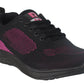 Womens Ladies Lightweight Memory Foam Lace Up Running Fitness Trainers