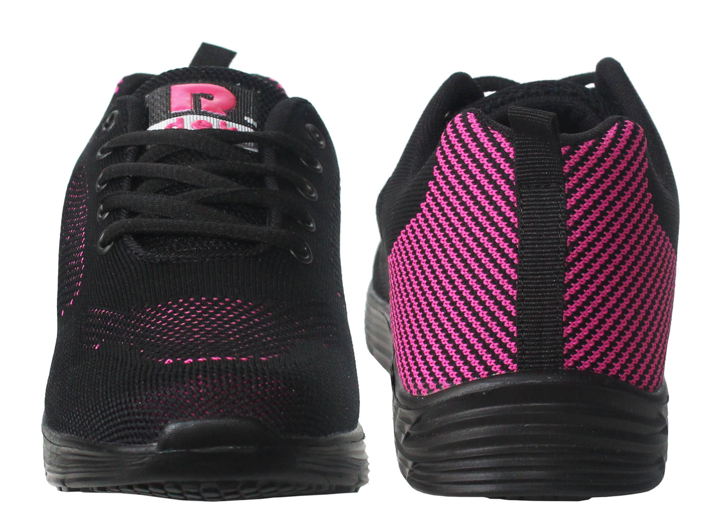 Womens Ladies Lightweight Memory Foam Lace Up Running Fitness Trainers