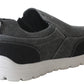 Mens Super Lightweight Memory Foam Slip On Black Denim Canvas Go Walk Running Trainers