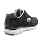 Skechers Men's Verse-Flash Point Sneakers Black/Grey Mesh Lace Up Memory Foam Trainers