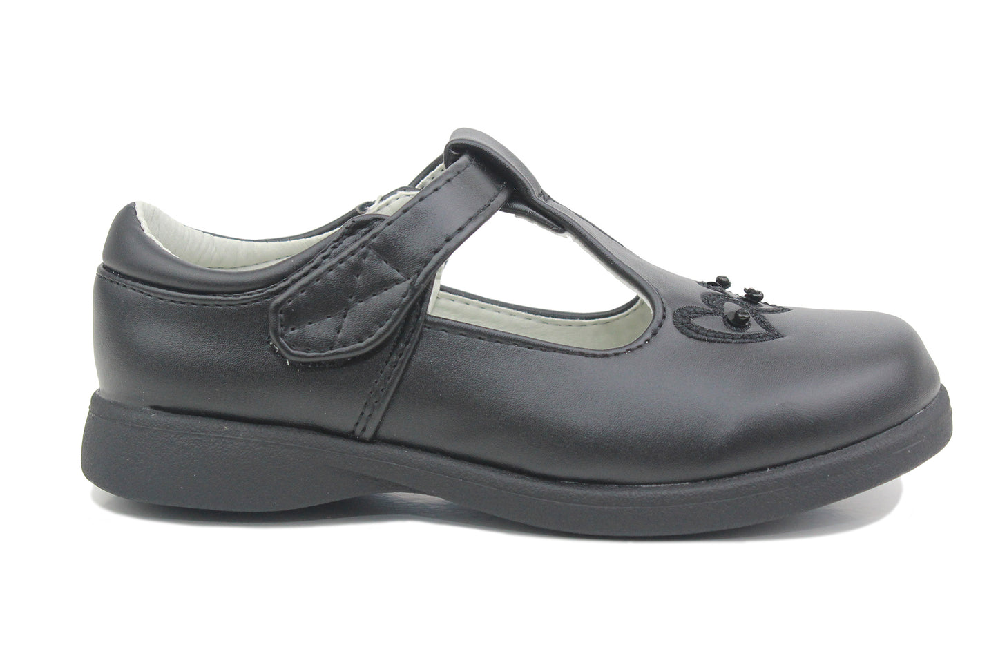 Girls Kids Touch Fasten Mary Janes School Shoes