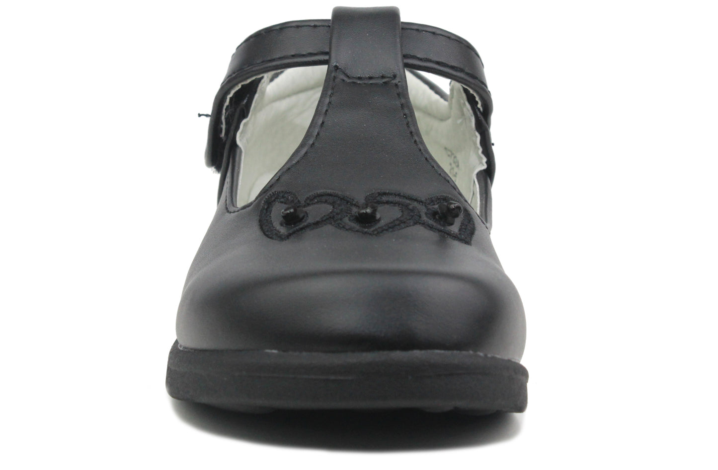 Girls Kids Touch Fasten Mary Janes School Shoes