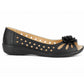 Womens Fashion sandals Slip On Open Peep Toe Pumps Ladies Leather sock Flower Summer Shoes