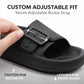 Womens Cloud Sliders Lightweight EVA Slippers Ladies Platform Sole Adjustable Fashion Slides Slip On Beach Pool Chunky Flip Flops