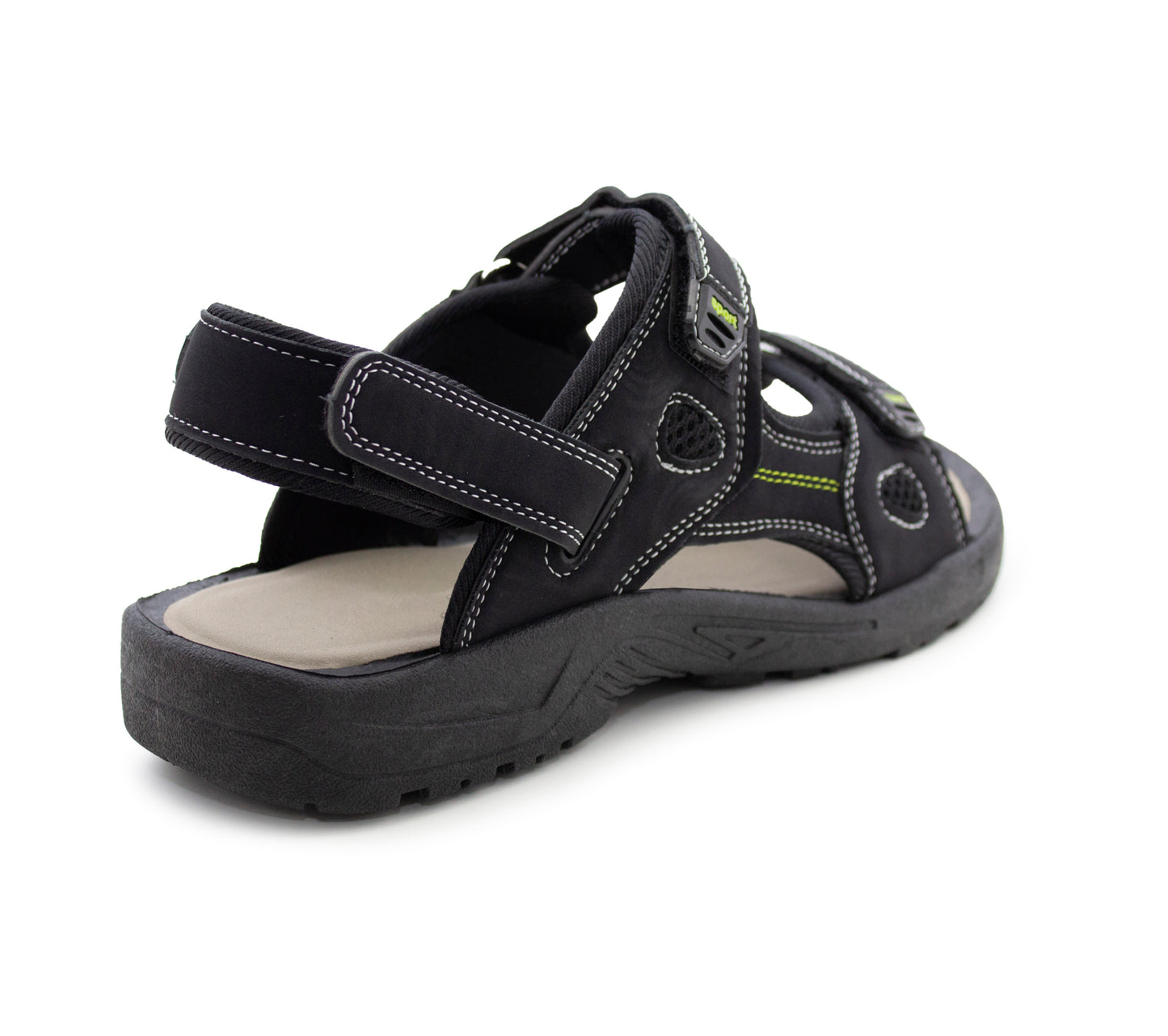 Boys Sports Sandals Triple Touch Fasten Straps Hiking Outdoor Trek Beach Sandals
