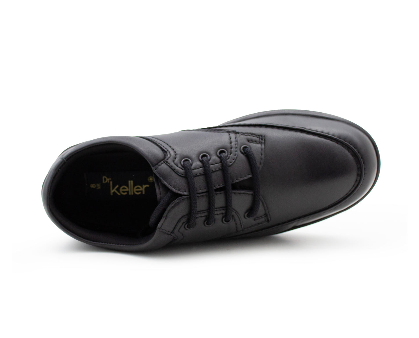 Mens Casual Black Leather Lace Up Shoes Comfort Smart Loafers
