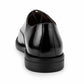 Mens Black Leather Oxford Shoes Formal Cap Toe Lace Up Smart Office Cadet Shoes