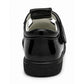 Girls Mary Jane School Shoes Black T-Bar Touch Fasten Adjustable Back To School Uniform Shoe