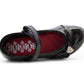 Girls Mary Jane School Shoes Black Patent T-Bar Touch Fasten Adjustable Back To School Uniform Shoe