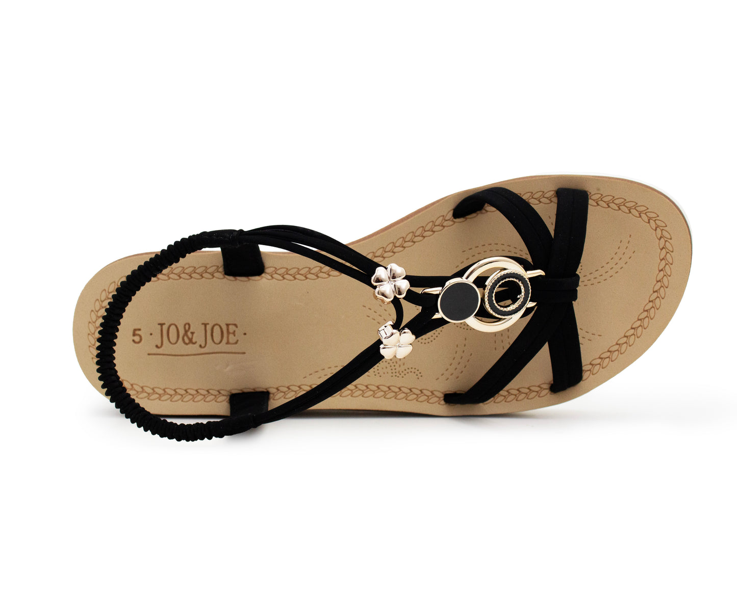 Womens Strappy Wedge Sandals Elastic Back Strap Platform Sole Comfort Flat Open Toe Summer Casual Beach Holiday Shoes