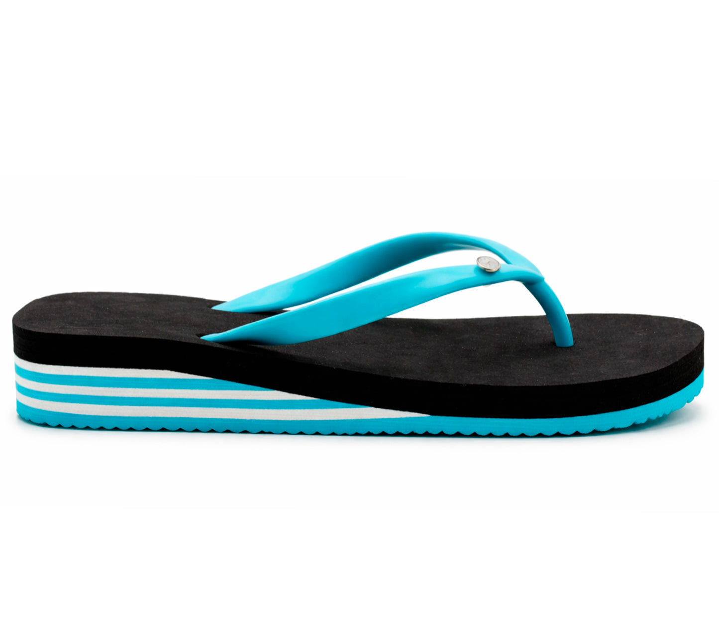 Womens Flip Flops Lightweight Toe Post Sandals Ladies Beach Summer Pool Shoe Wedge Thong Sandal