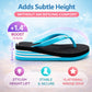 Womens Flip Flops Lightweight Toe Post Sandals Ladies Beach Summer Pool Shoe Wedge Thong Sandal
