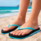 Womens Flip Flops Lightweight Toe Post Sandals Ladies Beach Summer Pool Shoe Wedge Thong Sandal