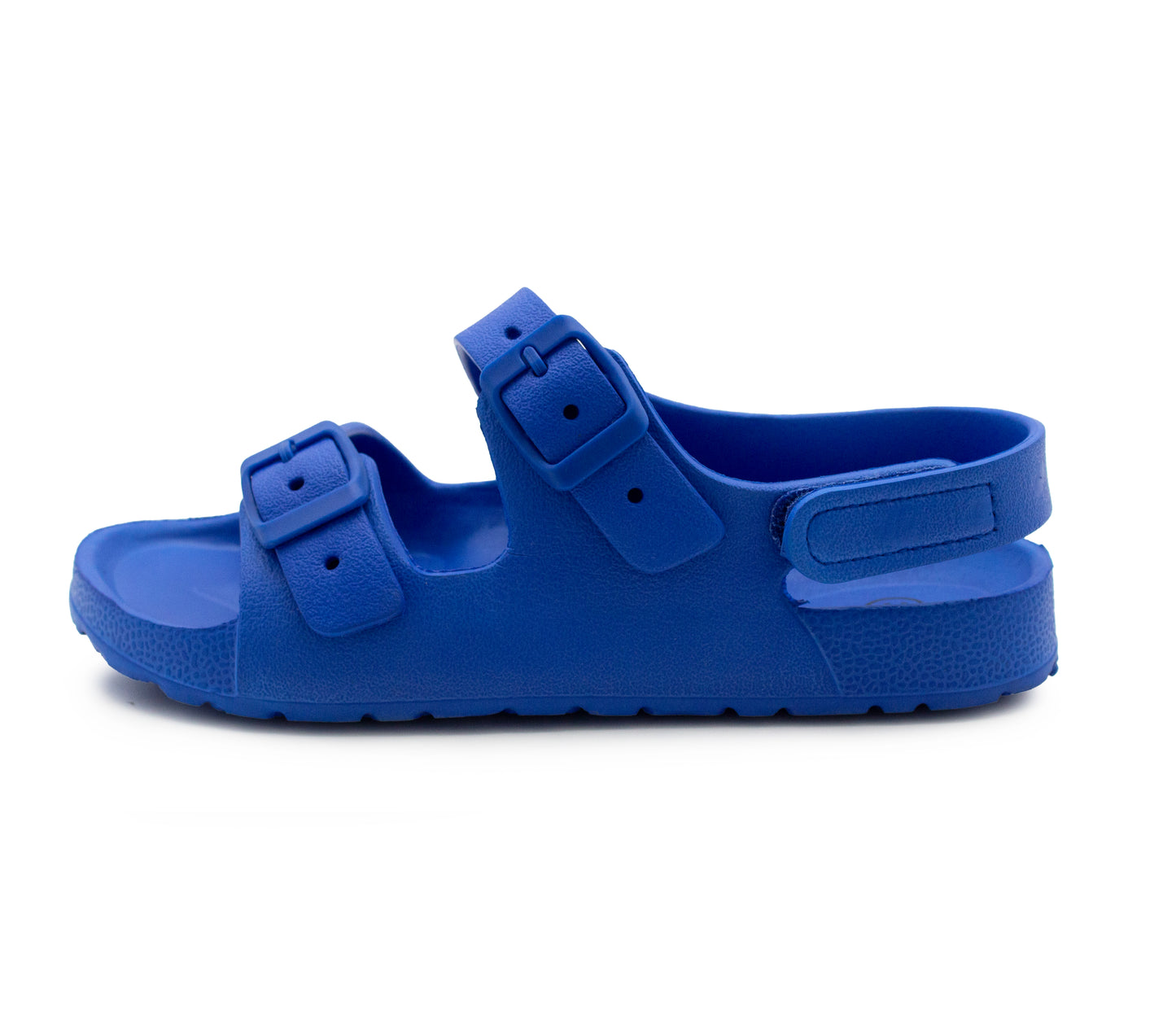 Boys EVA Sandals Youth Blue Lightweight Touch Fasten Slip On Adjustable Back Strap Beach Pool Slides Sports Sandal Flip Flop Clogs