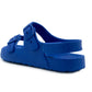 Boys EVA Sandals Youth Blue Lightweight Touch Fasten Slip On Adjustable Back Strap Beach Pool Slides Sports Sandal Flip Flop Clogs