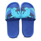 CADET Boys Youth Kids Lightweight Camo Sliders Sandals in Blue