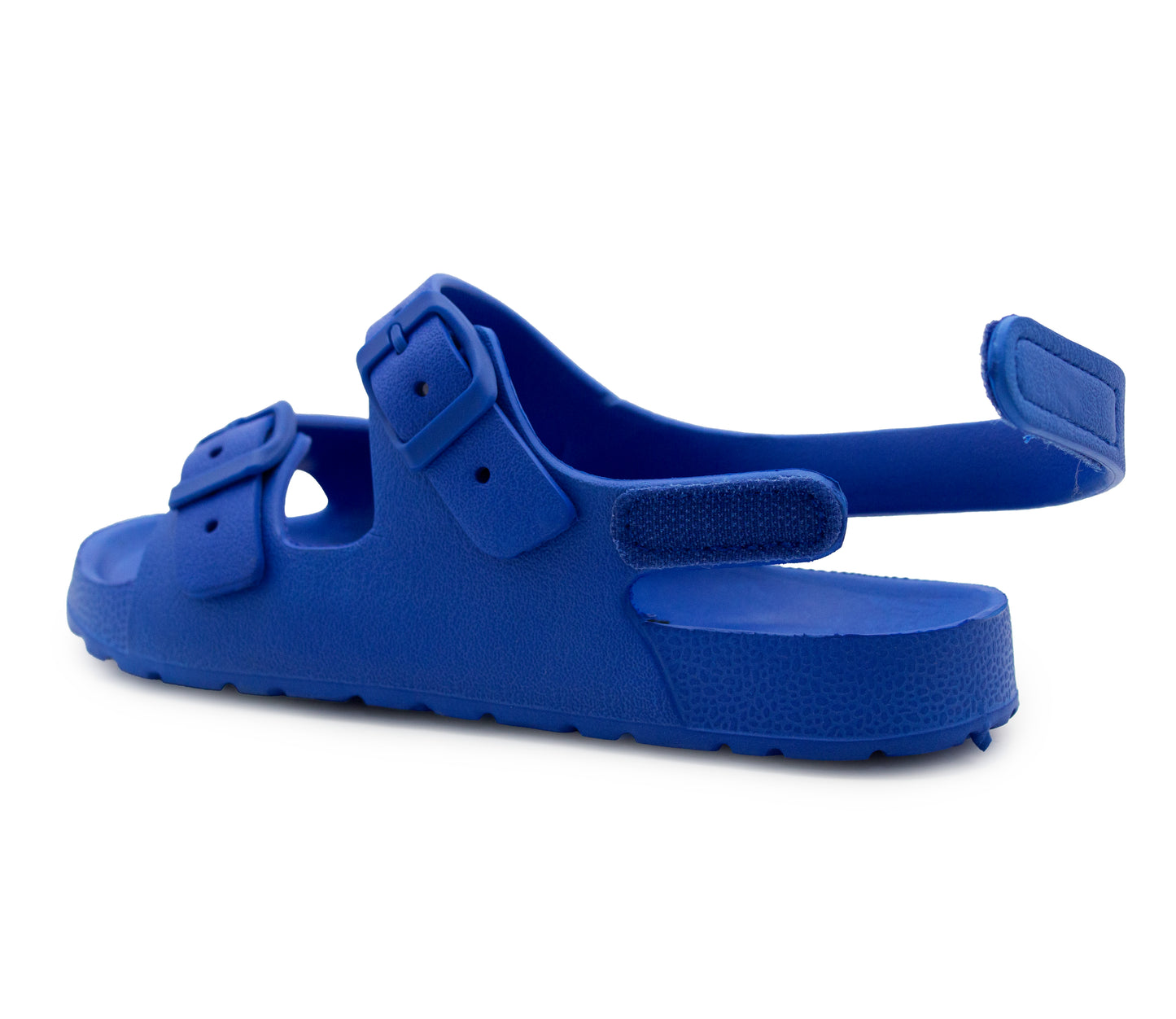 Boys EVA Sandals Youth Blue Lightweight Touch Fasten Slip On Adjustable Back Strap Beach Pool Slides Sports Sandal Flip Flop Clogs