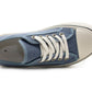 Womens Platform Canvas Trainers Denim Blue Lace Up Chunky Sole Baseball Sneakers Ladies Flat Low Top Fashion Trainer Pumps