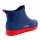 Mens Ankle Wellies Boots Blue Red Short Slip On Waterproof Garden Chelsea Rain Boot Snow Farm Gardening Outdoor Festival Wellingtons