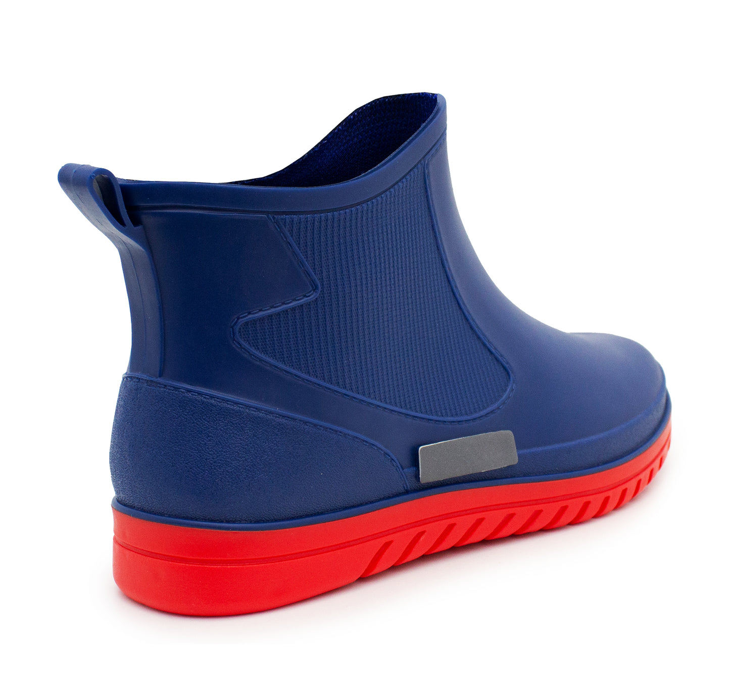 Mens Ankle Wellies Boots Blue Red Short Slip On Waterproof Garden Chelsea Rain Boot Snow Farm Gardening Outdoor Festival Wellingtons
