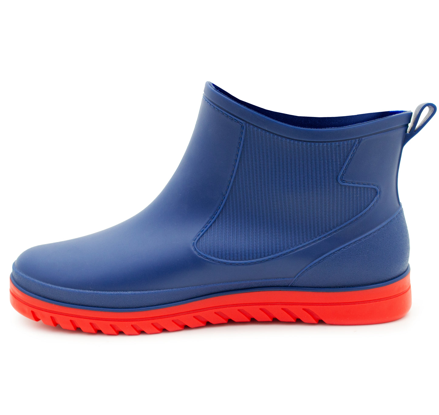 Mens Ankle Wellies Boots Blue Red Short Slip On Waterproof Garden Chelsea Rain Boot Snow Farm Gardening Outdoor Festival Wellingtons