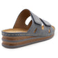 Womens Wedge Sandals Slip On Touch Fasten Backless Fashion Slides Ladies Lightweight Summer Beach Casual Shoes