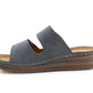 Womens Wedge Sandals Slip On Touch Fasten Backless Fashion Slides Ladies Lightweight Summer Beach Casual Shoes