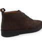 Mens Brown Suede Desert Boots Smart Casual Lace-Up Chukka Boots with Rubber Sole