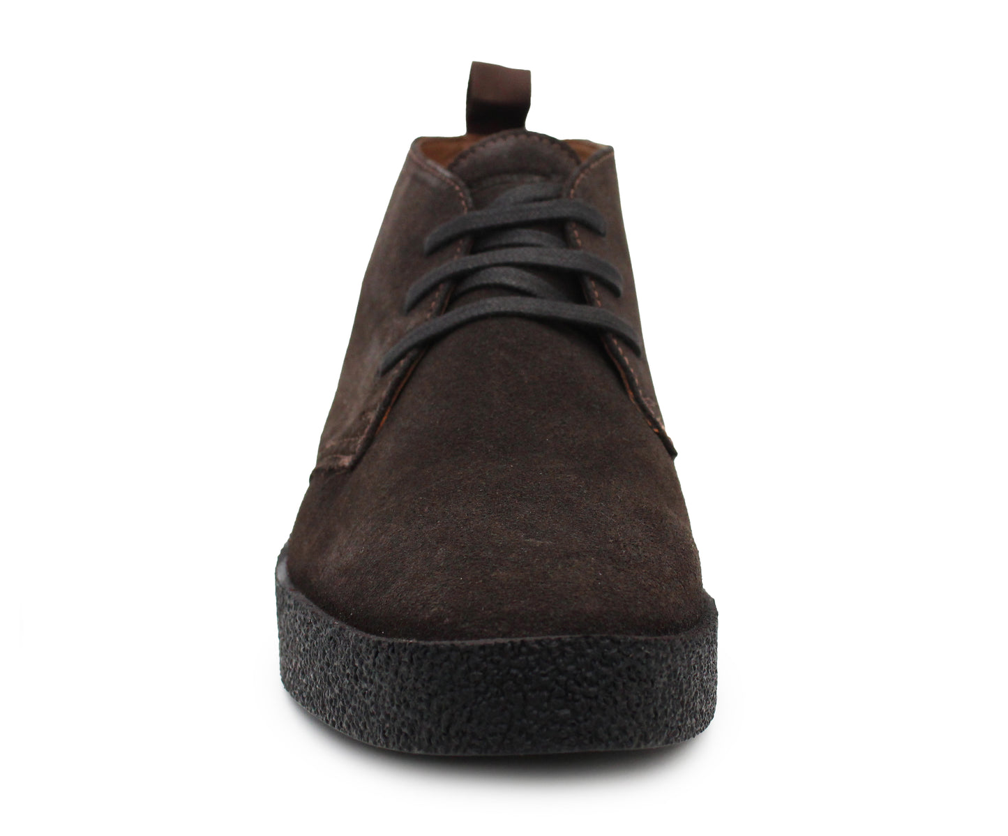 Mens Brown Suede Desert Boots Smart Casual Lace-Up Chukka Boots with Rubber Sole