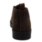 Mens Brown Suede Desert Boots Smart Casual Lace-Up Chukka Boots with Rubber Sole