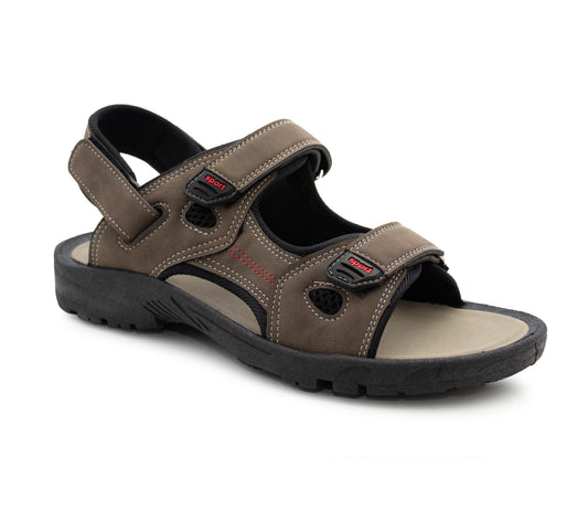 Boys Sports Sandals Triple Touch Fasten Straps Hiking Outdoor Trek Beach Sandals