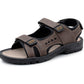 Mens Sports Sandals Hiking Triple Fasten Touch Close Straps Outdoor Trekking Beach Walking Water Summer Shoes