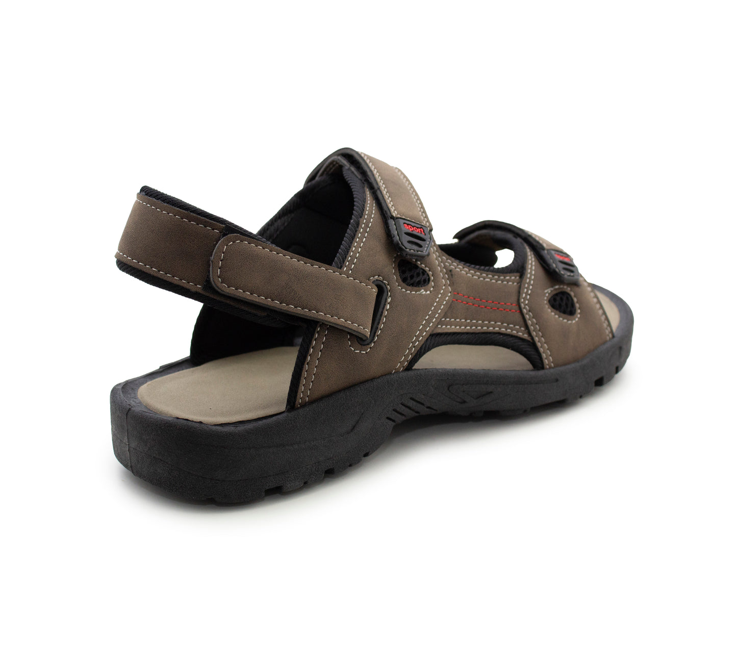 Boys Sports Sandals Triple Touch Fasten Straps Hiking Outdoor Trek Beach Sandals
