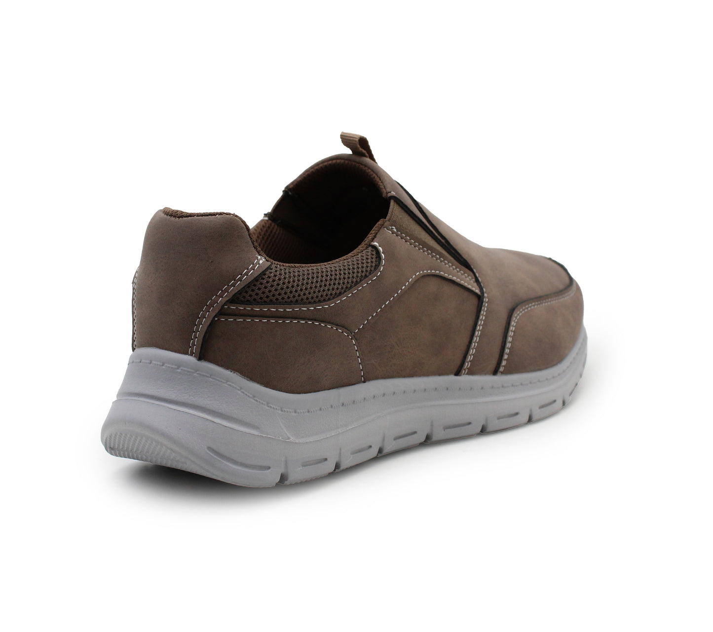 Mens Lightweight Trainers Slip On Elastic Twin Gusset Casual Sneaker Pumps
