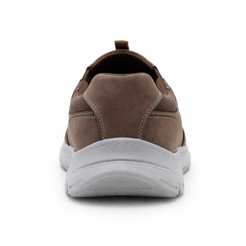 Mens Lightweight Trainers Slip On Elastic Twin Gusset Casual Sneaker Pumps