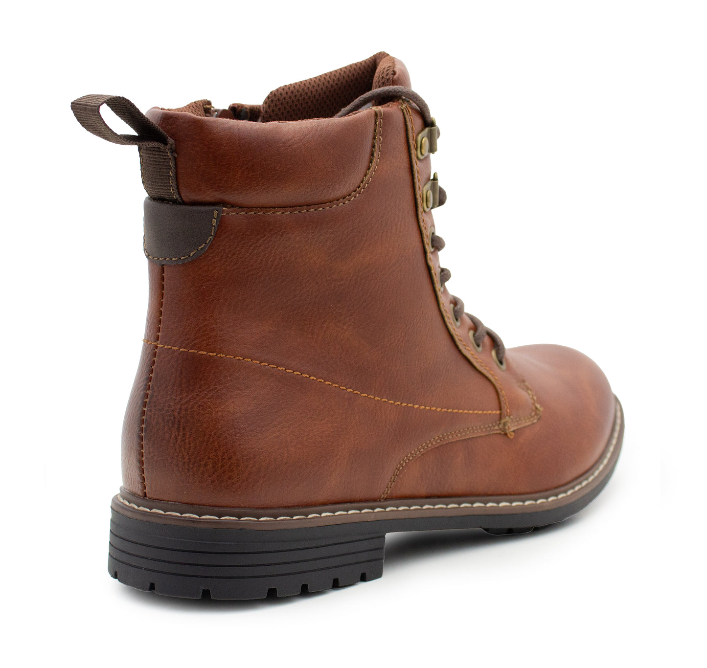 Mens Formal Ankle Boots Faux Leather Derby Lace Up Side Zip Smart Casual Fashion Boot Dress Shoes