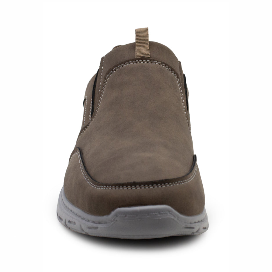 Mens Lightweight Trainers Slip On Elastic Twin Gusset Casual Sneaker Pumps