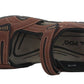 Mens Slip On Adjustable Triple Touch Fasten Hiking Trek Outdoor Sports Sandals BROWN SIZE UK 7