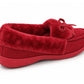 Womens Memory Foam Moccasin Slippers Faux Fur Trim Warm Slip On Ladies Winter House Shoes