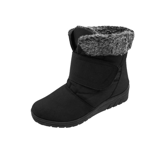 Women Snow Boots Ladies Warm Thermal Fur Lined Fashion Comfort Snow Ankle Boots