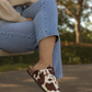 Womens Faux Suede Clogs Slip On Adjustable Buckle Cork Footbed Arch Support Ladies Backless Mules Flat Casual Slippers