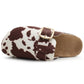 Womens Faux Suede Clogs Slip On Adjustable Buckle Cork Footbed Arch Support Ladies Backless Mules Flat Casual Slippers