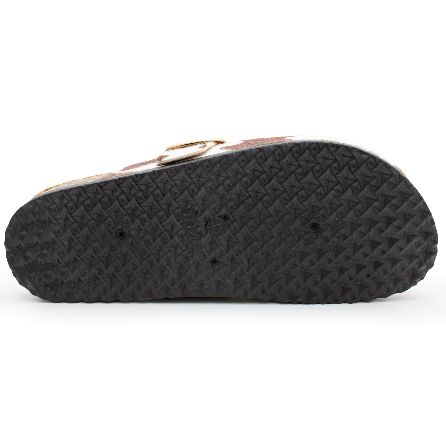 Womens Faux Suede Clogs Slip On Adjustable Buckle Cork Footbed Arch Support Ladies Backless Mules Flat Casual Slippers