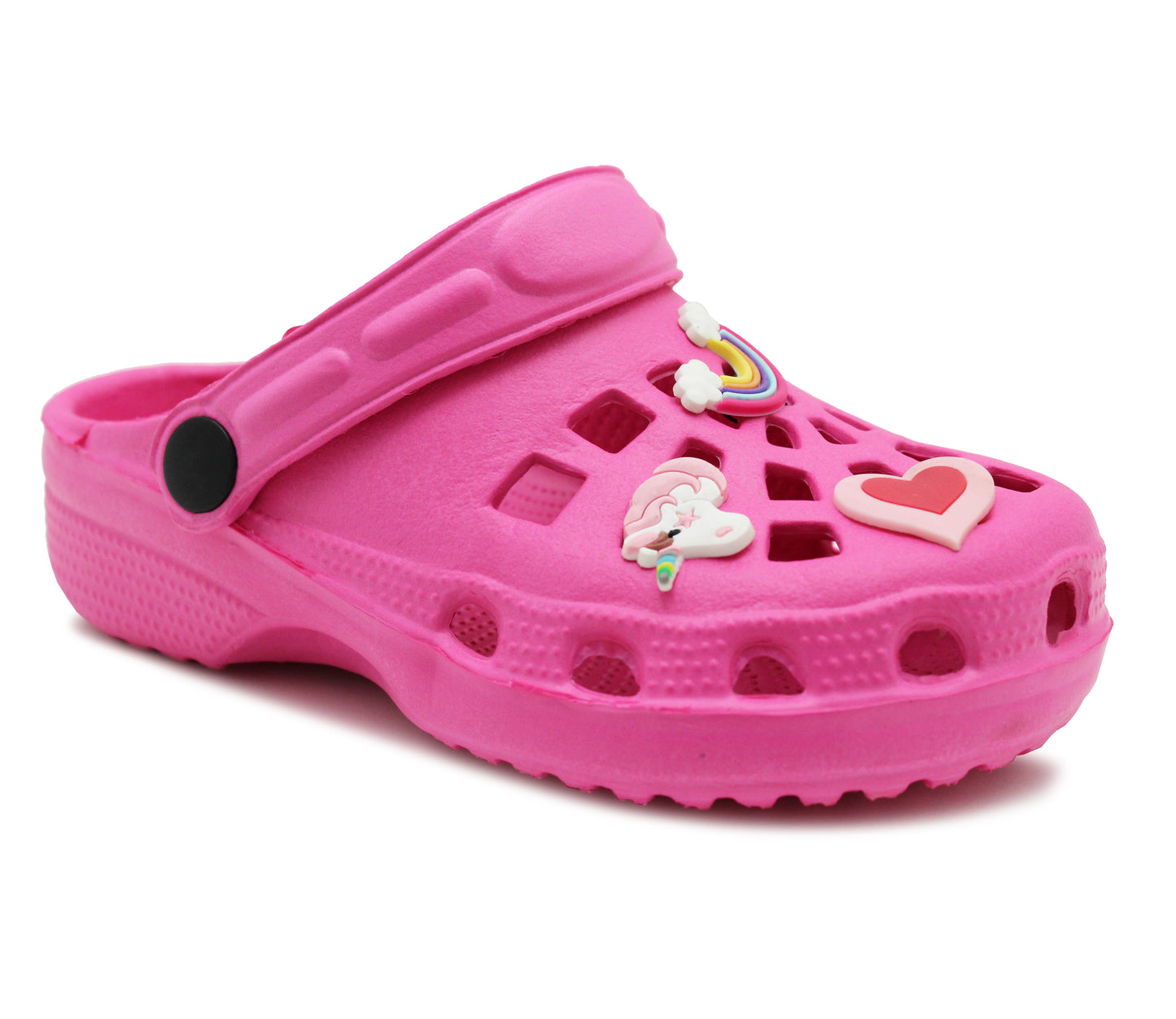 MYSTIC Girls Kids Youth Breathable EVA Lightweight Beach Clogs in Fuchsia Pink