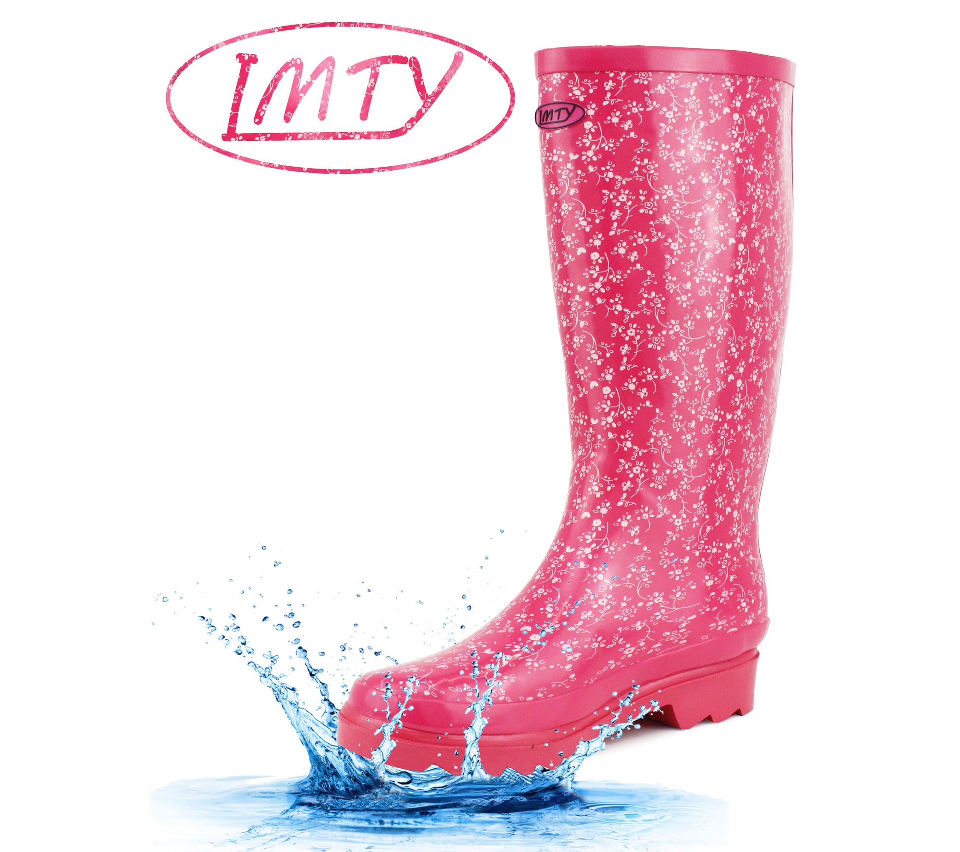 Waterproof Boots Womens Wellies Women's Tall Rubber Rain Boots