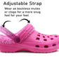 Womens Warm Fur Lined Thermal Hot Pink Garden Clogs Lightweight EVA Slip On Slippers Kitchen Nurse Indoor House Shoes Sandals