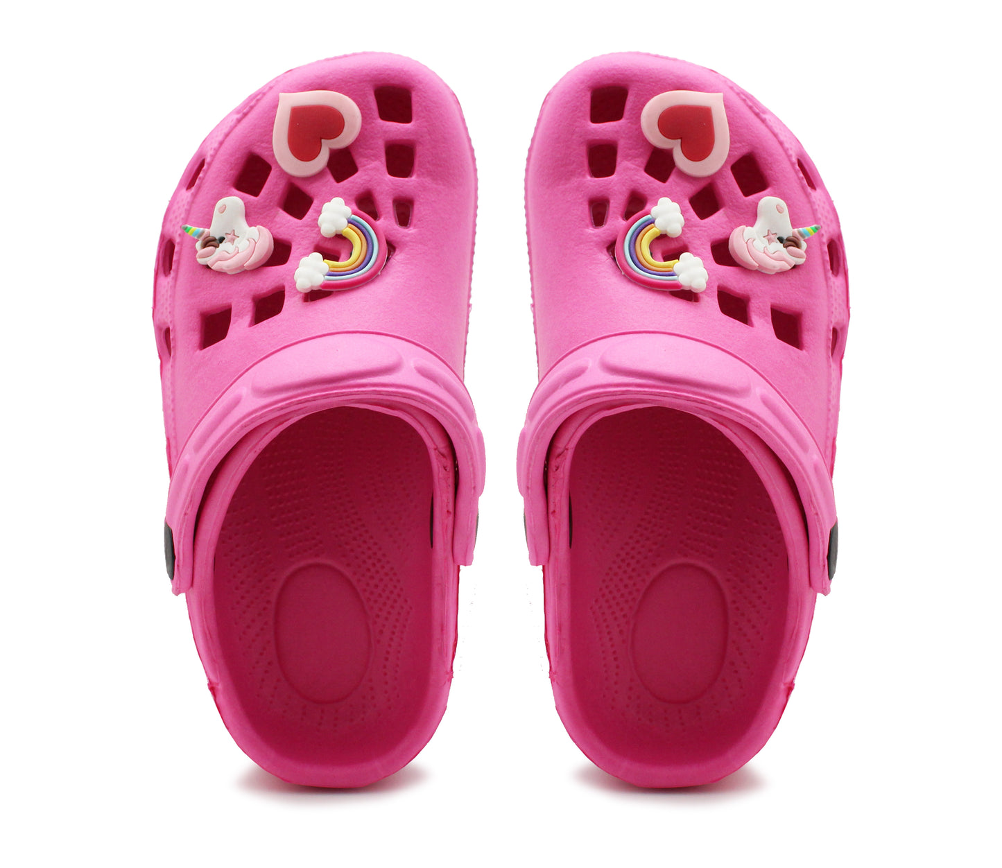 MYSTIC Girls Kids Youth Breathable EVA Lightweight Beach Clogs in Fuchsia Pink