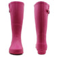 Womens Adjustable Calf Wellies Pink Waterproof Festival Rain Boot Dog Walking Mud Wellington Boots