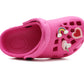 MYSTIC Girls Kids Youth Breathable EVA Lightweight Beach Clogs in Fuchsia Pink